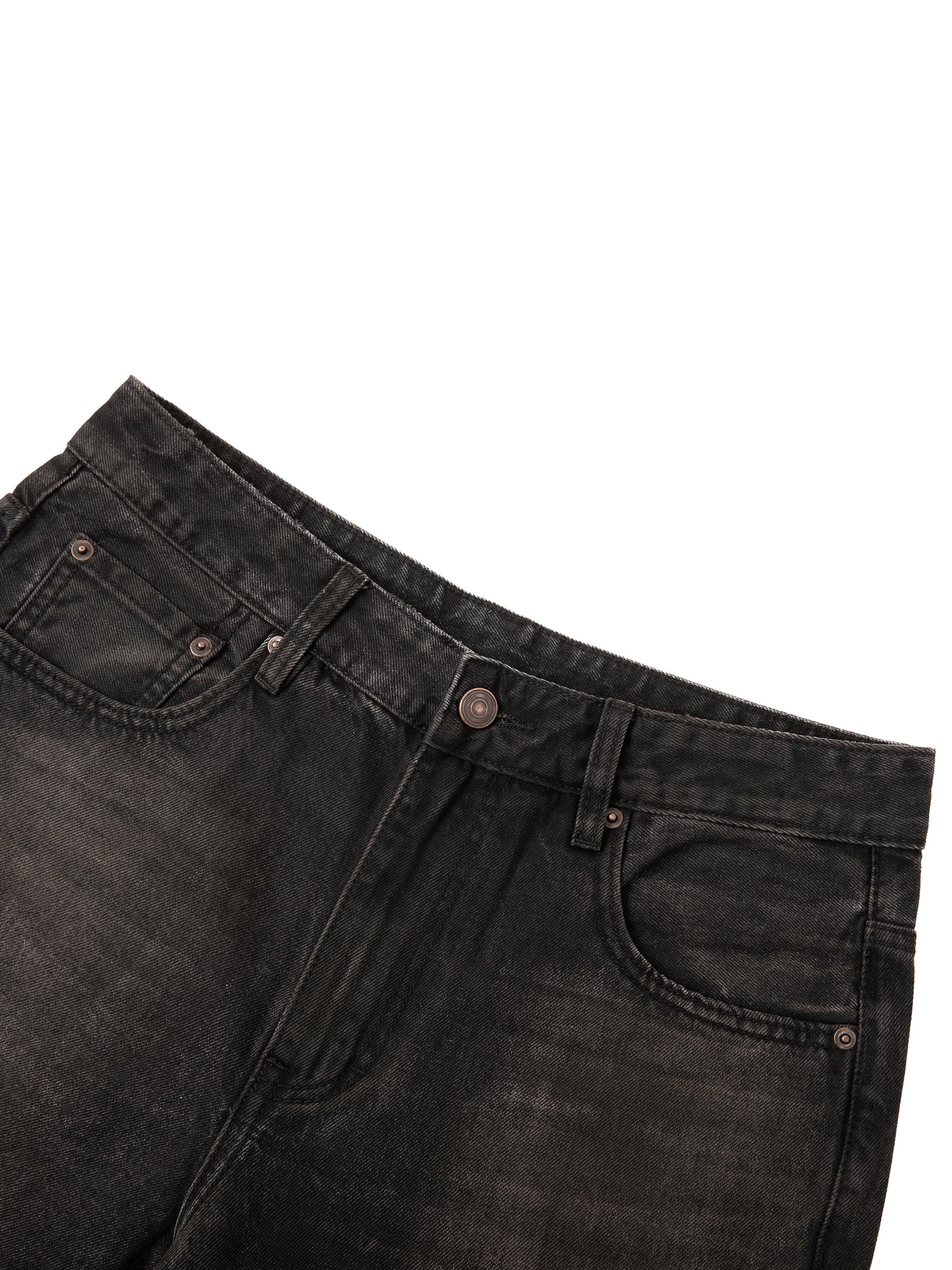 Black Vintage Denim Jeans