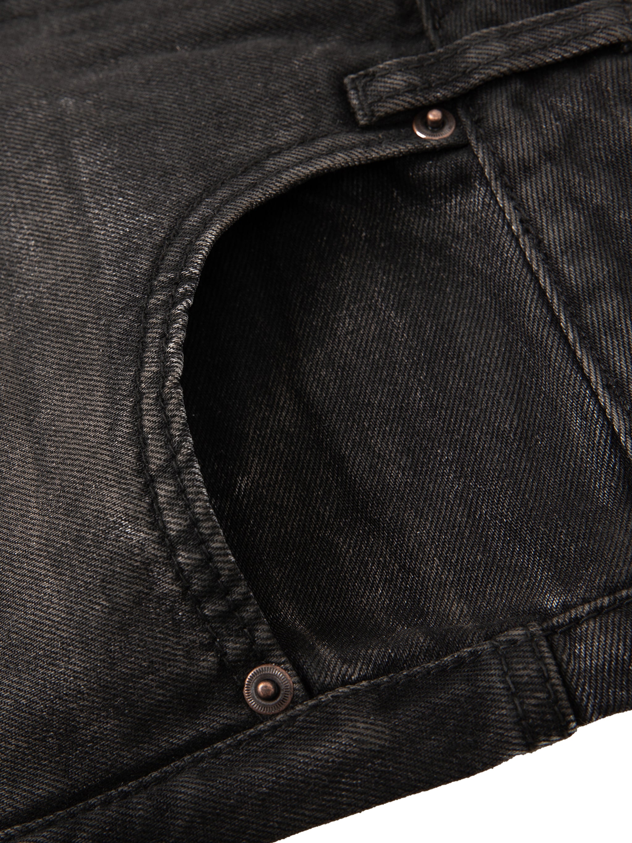 Black Vintage Denim Jeans